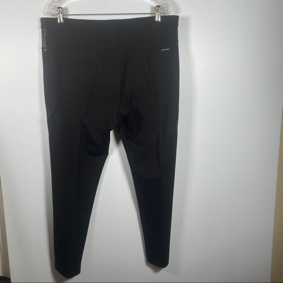 EILEEN FISHER Stretch Crop Pants w/side zipper. M - Picture 1 of 5